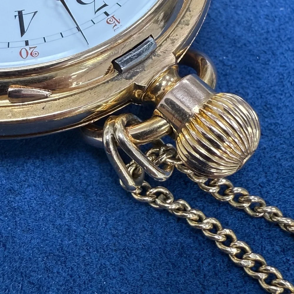 Tiffany & Co. Gold Pocket Watch with White Dial - Picture 5 of 15